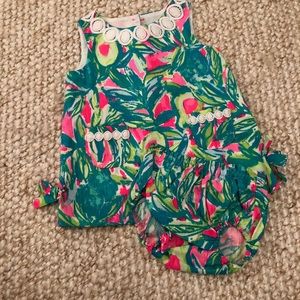 Lily Pulitzer dress and bloomers